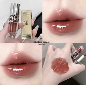 Gege Bear Pure <strong>Organic</strong> Moisturizing Mineral Liquid Customized <strong>Lipstick</strong> Mirror Watery Glossy Long Lasting Lip Makeup Lip Gloss - Product Image 2
