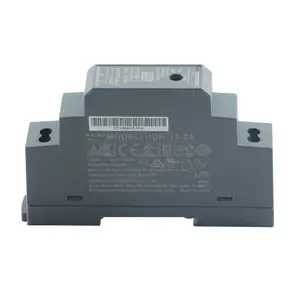 평균 우물 HDR-15-24 15W 5V 12V 15V 24V 48V Din 레일 전원 공급 장치 산업용 24V 3 년