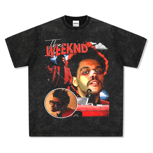 T-Shirt Oversize Vintage di Alta Qualità in 100% Cotone Pesante 250GSM Taglia USA / Più Design / Più Colori / Supporto per Design Personalizzato - Product Image 1