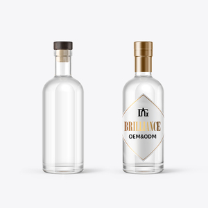 Venta directa <span class=keywords><strong>de</strong></span> fábrica Diseño clásico Vidrio transparente 700ml Botella vacía <span class=keywords><strong>de</strong></span> Vodka Brandy y <span class=keywords><strong>Gin</strong></span> - Product Image 1