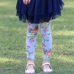 Venta al por Mayor de Ropa Infantil, Pantalones con Estampado Floral de Estilo Chino Tradicional para Niñas Bebés de China - Product Image 2