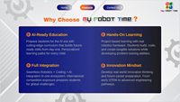 My Robot Time, Kits de Robótica Educativa Programable con Bloques Scratch, Multisensor, para Niños de 10 a 12 Años en Escuelas y Centros de Entrenamiento