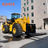 Chariot élévateur à fourche RUNTX à grande roue avec chargeur frontal, moteur Weichai, capacité de levage de blocs de pierre de 18 à 50 tonnes, chariot élévateur à fourche pour conteneurs à vendre