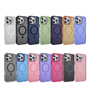 <span class=keywords><strong>Cover</strong></span> magnetica per telefono <span class=keywords><strong>cellulare</strong></span> per iPhone 11 12 13 14 15 Pro Max 16 Pro custodia per telefono <span class=keywords><strong>cellulare</strong></span> <span class=keywords><strong>con</strong></span> supporto rotante in metallo - Product Image 1