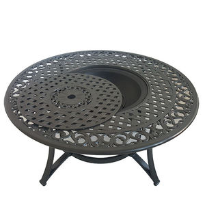 Juego de Muebles de Patio con Sofá de Aluminio Fundido y Brasero para Exteriores - Product Image 5