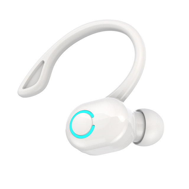 S10 /W6 Business Mini Ear-hook Wireless BT5.2 Blue Tooth Earphone In-ear Single Earbuds Hands Free Call Stereo Music Headset