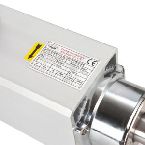 Moteur de broche CNC haute vitesse 5KW ER32 18000RPM 220V 380V refroidi par air à bride carrée pour routeur CNC - Product Image 6