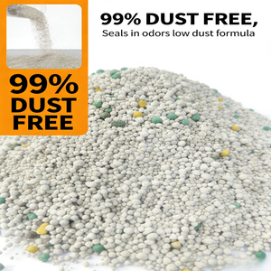 Lettiera per Gatti BENJIE in Bentonite Ecologica, Biodegradabile, Altamente Assorbente, a Rapida Agglomerazione, a Bassa Polvere, con Controllo degli Odori, 5KG - Product Image 2