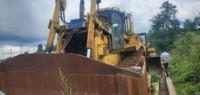 Excavadora de cadenas Caterpillar Cat D8R usada en excelentes condiciones de funcionamiento, con cuchilla, motor Cummins, bomba y caja de cambios, año 2015, 1 año de garantía.