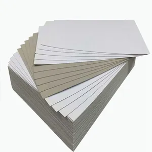 eco-friendly recycled pulp made customized specification sides white Duplex board Cardboard for packing usage