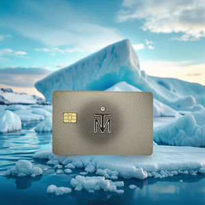 Lüks 4442/4428 NFC Metal kart 1k çip elmas bitirmek lüks lazer kesim için iş/hediye/kredi RFID iletişim için oteller - Product Image 1