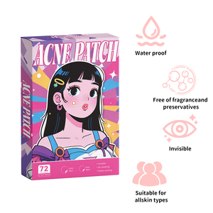 Patch anti-acné hydrocolloïde en forme de X OEM/ODM, invisible et imperméable, pour le traitement des imperfections du visage - Product Image 5
