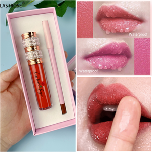 ลิปมันแบบ2 in 1ลิปกลอสและลิปไลเนอร์แบบเหลวมีเม็ดสีสูง - Product Image 3