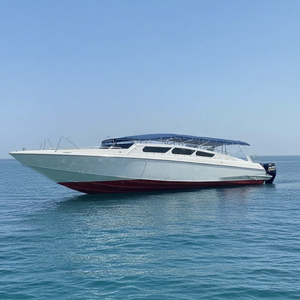 Yacht de croisière en aluminium personnalisé pour 30 passagers, taxi fluvial, transport maritime, 10 m, fabrication soudée, 500 CV, alimenté au gaz - Product Image 1