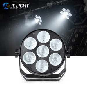 Lumière de surface COB 7*50W blanc chaud et blanc froid, en aluminium plat, 7 yeux LED COB Par Light, <span class=keywords><strong>Peaky</strong></span> <span class=keywords><strong>Blinders</strong></span> Audience Flat Cob Par Light - Product Image 2