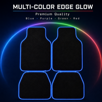 Tapis de sol en fibre optique LED à effet lumineux pour l'intérieur des voitures de luxe, pour une décoration parfaite de la voiture