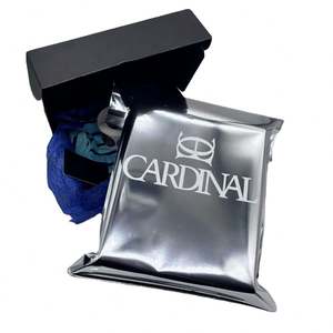 Sobres de Envío de Poliéster Plateado Metálico con Logotipo Personalizado, Bolsas de Correo de Papel de Aluminio Plateado Metálico, Tamaños Pequeño, Mediano y Grande para Ropa - Product Image 1