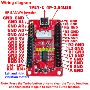 Carte USB d'encodage pour PC, PS3, iOS, Android, contrôleur sans délai, XBOX360, joystick de vibration SANWA <span class=keywords><strong>Arcade</strong></span>, console - Product Image 2