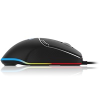 Souris de jeu programmable AIKUN filaire + sans fil 2,4 G - Rétroéclairage RVB dynamique réglable - 7 touches macro - DPI commutable 16000 - Touche Fire