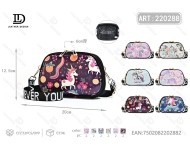 Borsa a Mezzaluna da Donna in EVA con Guscio Rigido, Stampa Cartoon, Tracolla Rimovibile, Stile Carino, Capacità 1-1,9l - Product Image 1