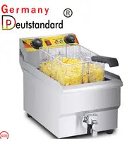 जर्मनी बिजली गहरी fryer मशीन वाणिज्यिक निकाल दिया चिकन फ्रायर