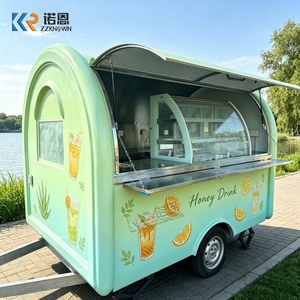 Mobil Yemek Treyleri Fiberglas Çekilebilir Açık Hava Mutfağı Sokak Yemekleri İkram Gece Pazarı Tezgahı Küçük İşletme Satış Treyleri - Product Image 6