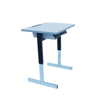 Vente chaude Mobilier Scolaire École Primaire Bureau Hauteur Réglable Étudiant Table D'étude Bureau En Bois