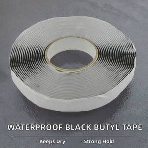 Cinta de Butilo Negra de Doble Cara de 3 mm, Autoadhesiva, Impermeable, de Alta Adhesión, Cinta de Sellado de Goma - Product Image 2