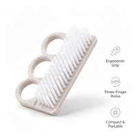 Nouveaux outils pour ongles, brosse à poussière en plastique durable, nettoyage des ongles, traitement des ongles par luminothérapie, ponçage, poils en plastique