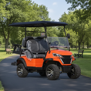 עגלת גולף חשמלית 3-4 מושבים 48V עם מהירות 30 קמ\\\"ש, טווח 90 ק\\\"מ, משקל עצמי 400-500 ק\\\"ג, בלמי דיסק קדמיים, מאושרת GCC, 5 קילוואט - Product Image 1