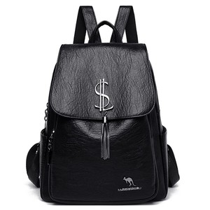 Zaino Moda in Pelle PU per <span class=keywords><strong>Donna</strong></span>, Design Vintage di Grande Capacità, Nuova Collezione 2023 - Product Image 1