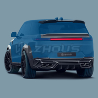 Zhous Design fibre de carbone garde-boue fusées jupe latérale lèvre avant pare-chocs arrière Kit de carrosserie pour nouveau Range Rover Sport L461