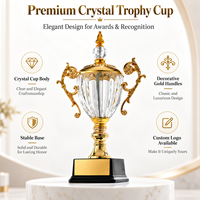 Souvenir d'entreprise personnalisé, cadeau de remise de diplôme, gravure au laser, sculpture, grand trophée en cristal