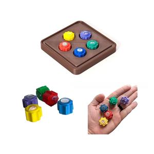 Gonggi trò chơi chiến lược sinh tồn ly kỳ của Hàn Quốc trò chơi đá gonggi Nori konggi truyền thống giáo dục đồ chơi in 3D - Product Image 3