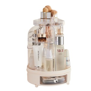 Boîte de maquillage de bureau de grande capacité Design classique Nouveaux cosmétiques rotatifs <span class=keywords><strong>Rangement</strong></span> <span class=keywords><strong>Rouge</strong></span> à lèvres Crayon à sourcils Coiffeuse <span class=keywords><strong>Rangement</strong></span> - Product Image 6
