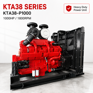Moteur diesel industriel CUMS KTA38 Série KTA38-P1000 746 kW 1800 tr/min V-Type <span class=keywords><strong>12</strong></span> cylindres 4 temps pour pompe minière, navire, générateur - Product Image 1