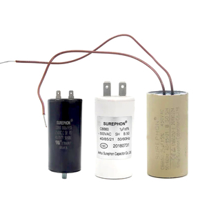 <span class=keywords><strong>Condensateur</strong></span> de démarrage <span class=keywords><strong>CBB60</strong></span> <span class=keywords><strong>50</strong></span>/<span class=keywords><strong>60Hz</strong></span> 10μF <span class=keywords><strong>450VAC</strong></span> 25/70/21 Sh, norme EN60252-1, haute qualité, OEM/ODM, directement de l'usine - Product Image 1