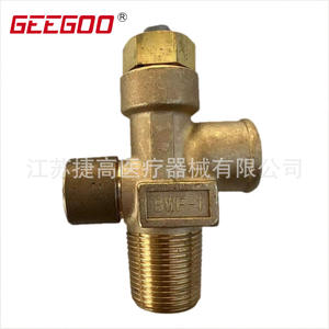 Válvula Manual para Cilindro de Propano BWF-1, Válvula Angular de Acero con Cierre de Seguridad y Funciones de Reducción de Presión - Product Image 5