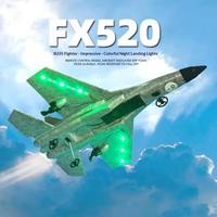 CQZNRC Fx535 F35 Avion de Chasse Télécommandé à Aile Fixe 2.4G 4CH en Mousse EPP, Modèle RC pour Débutants et Adultes, Jouet Volant d'Extérieur