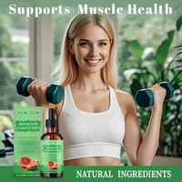 Complément alimentaire pour le sommeil en gouttes de glycinate de magnésium liquide oral OEM avec L-théanine, Ashwagandha et multivitamines pour adultes - Vegan, sans gluten