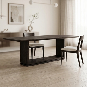 Tavolo da Pranzo Convertibile Moderno <span class=keywords><strong>in</strong></span> <span class=keywords><strong>Legno</strong></span> Massello per 14 Persone, Colore Marrone, per Uso Domestico - Product Image 5