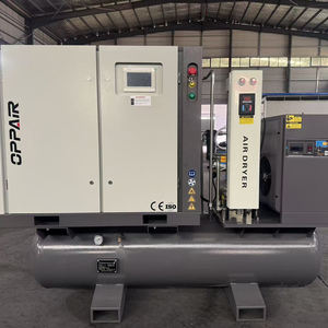 أفضل سعر عالي الجودة 5 في 1 15 كيلو وات 22 كيلو وات ليزر مساءً ضاغط هواء لولبي VSD 20 حصان 30 حصان 16 بار 1.2 م 3/دقيقة مع مجفف معياري - Product Image 3