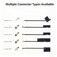 Antenne FPC PCB flexible intégrée interne Rohs 5G 4G LTE 3G 2.4G WIFI 2G GSM Lora IPX U.FL pour module GSM