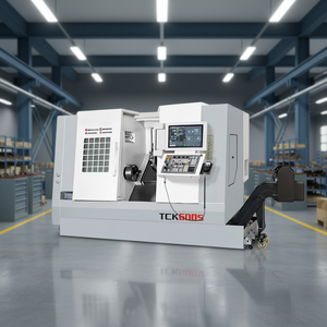 <span class=keywords><strong>Tour</strong></span> <span class=keywords><strong>à</strong></span> <span class=keywords><strong>Commande</strong></span> <span class=keywords><strong>Numérique</strong></span> KUNPENG TCK600S <span class=keywords><strong>à</strong></span> Banc Incliné, 2 Axes, Déplacement X/550mm Z, Haute Précision 0,005mm, Haute Rigidité - Product Image 5