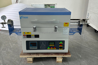 Fourneau tubulaire horizontal de laboratoire à haute température JINMING JM-1200T-60D 1200C avec tube en quartz OD 60/80/100mm et chauffage céramique