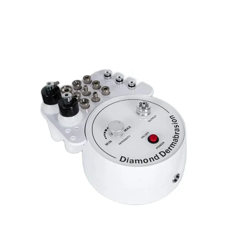 Machine de dermabrasion multifonction 3 en 1 avec aspirateur pulvérisateur pour l'élimination des taches de motte Microdermabrasion Machine faciale Diamond S