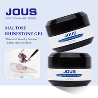 1kg Gel Adhésif Strass en Gros Marque Privée, Colle à Ongles à Forte Adhérence, Gel Épais à la Maltose, Adhésif Bijoux pour Salons Professionnels
