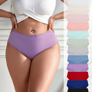 Hoge Kwaliteit Multicolor Kant Mid-Rise Ademende Groothandel Damesondergoed <span class=keywords><strong>Plus</strong></span> <span class=keywords><strong>Size</strong></span> 1xl-4xl Damesbroek - Product Image 1