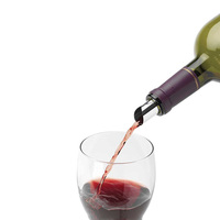 Verseur de vin réutilisable en carton personnalisé avec impression couleur du logo – Cadeau marketing pour le vin, accessoire pour bouteille de vin