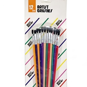 Juego de 12 Pinceles de Pintura Artística de Alta Calidad, Profesionales y Personalizados, Serie Artista, para Dibujo y Pintura - Product Image 4